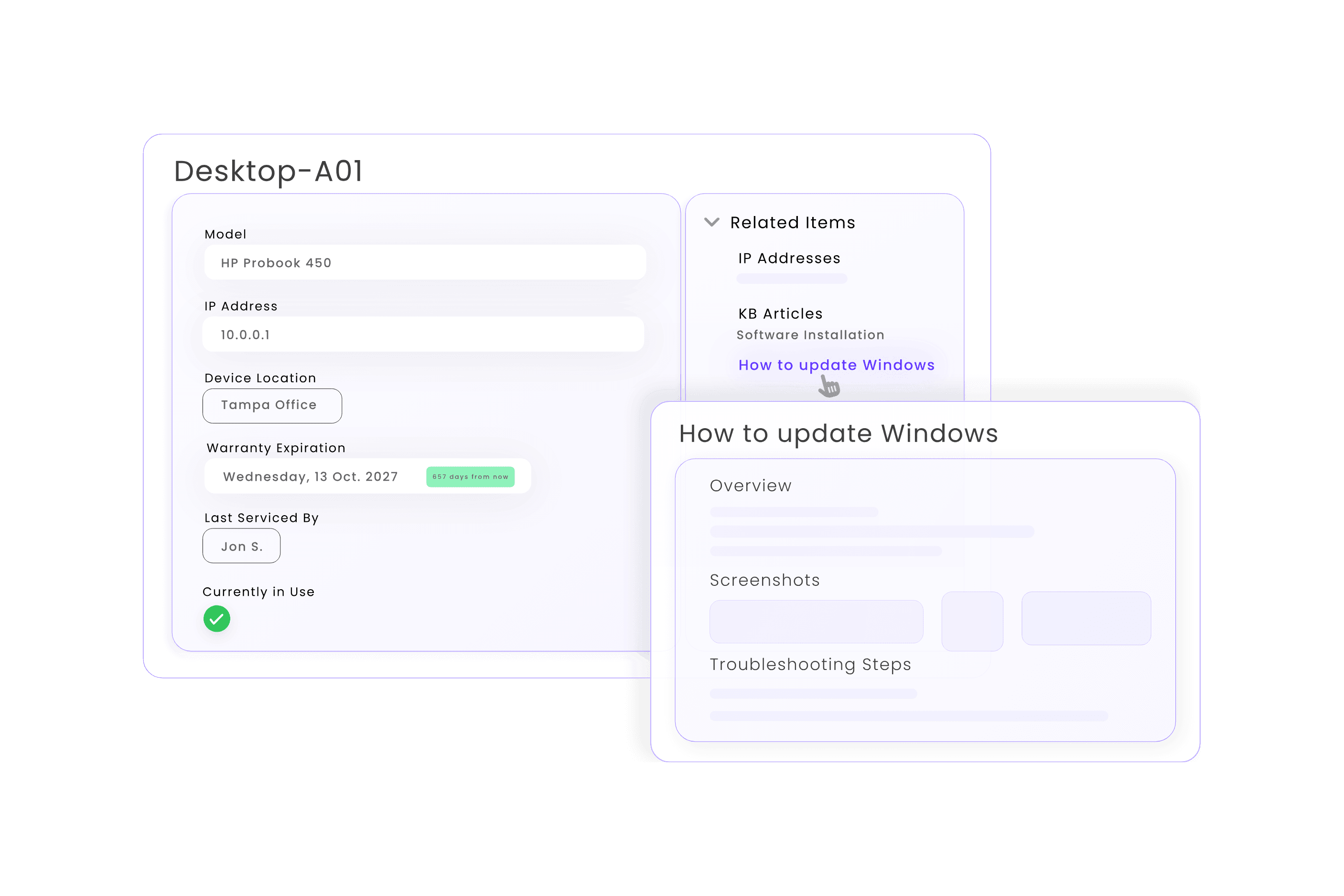 Complete client context at a glance