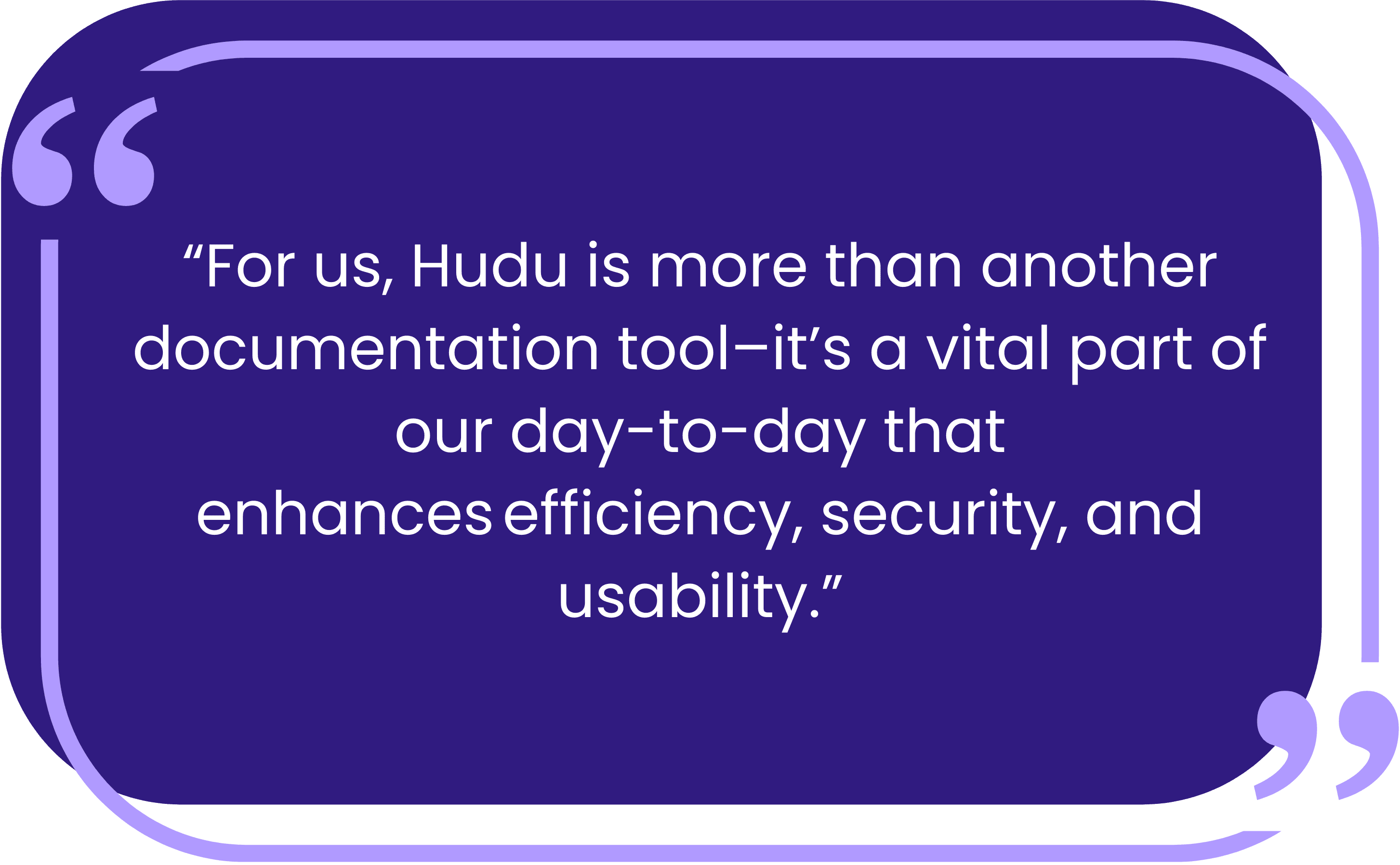 Corey DeGrandchamp explaining how Hudu streamlines daily operations for their MSP team.