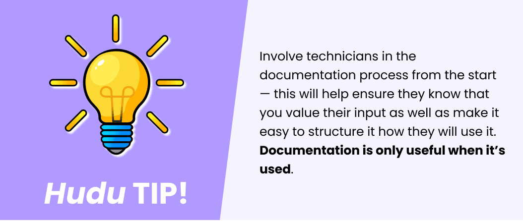 Assigning documentation ownership across departments