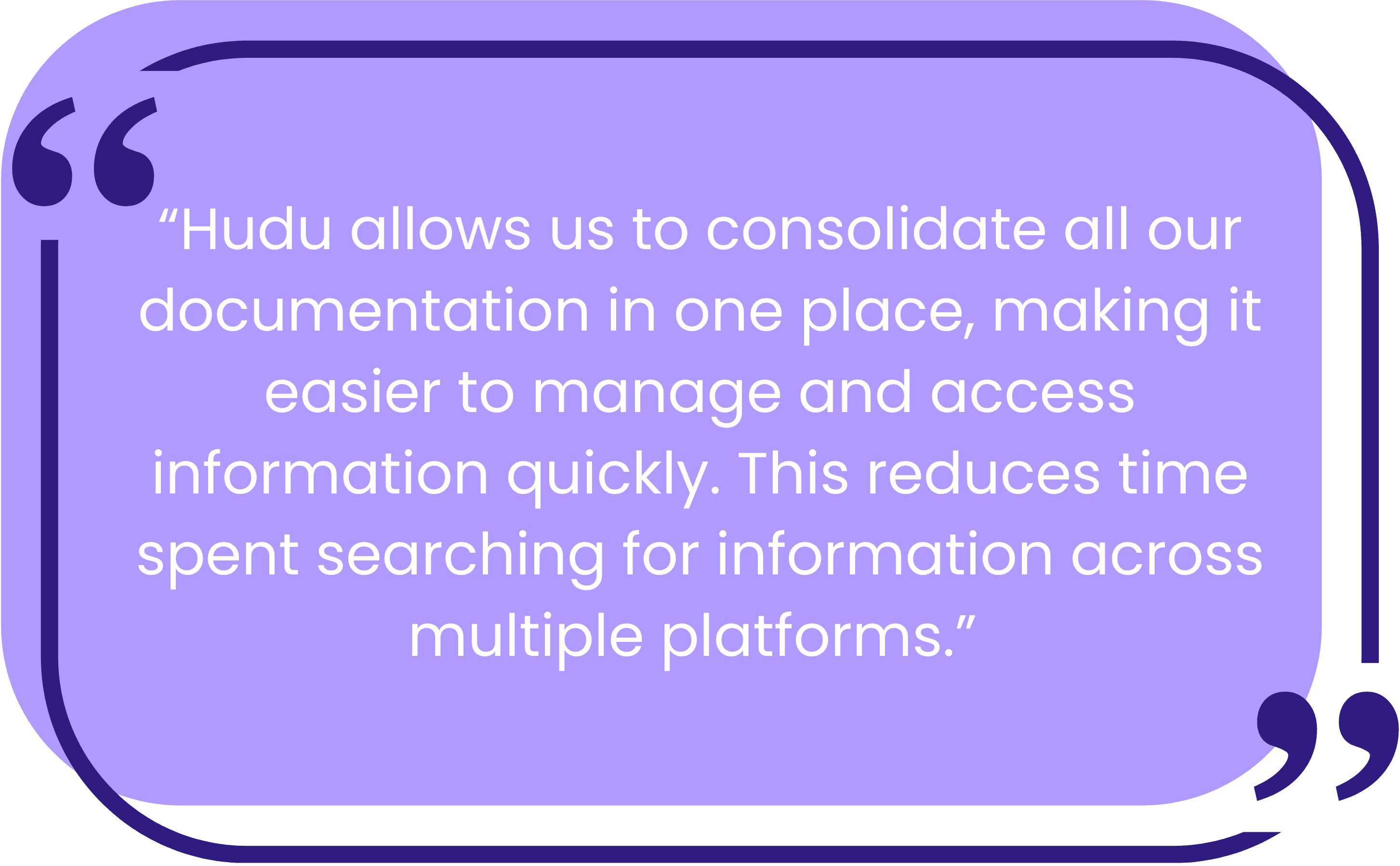 Corey DeGrandchamp explaining how Hudu consolidated documentation, passwords, and asset tracking into one system.