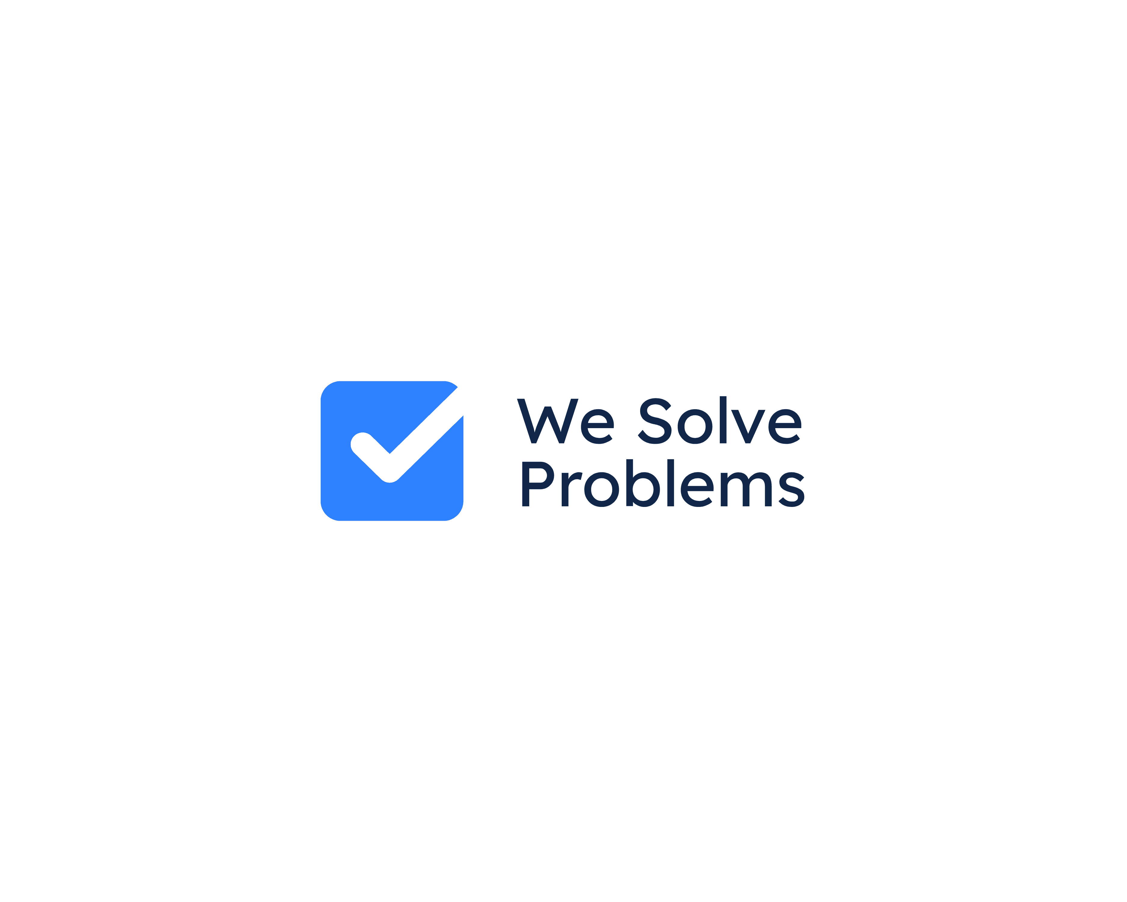 We Solve Problems logo