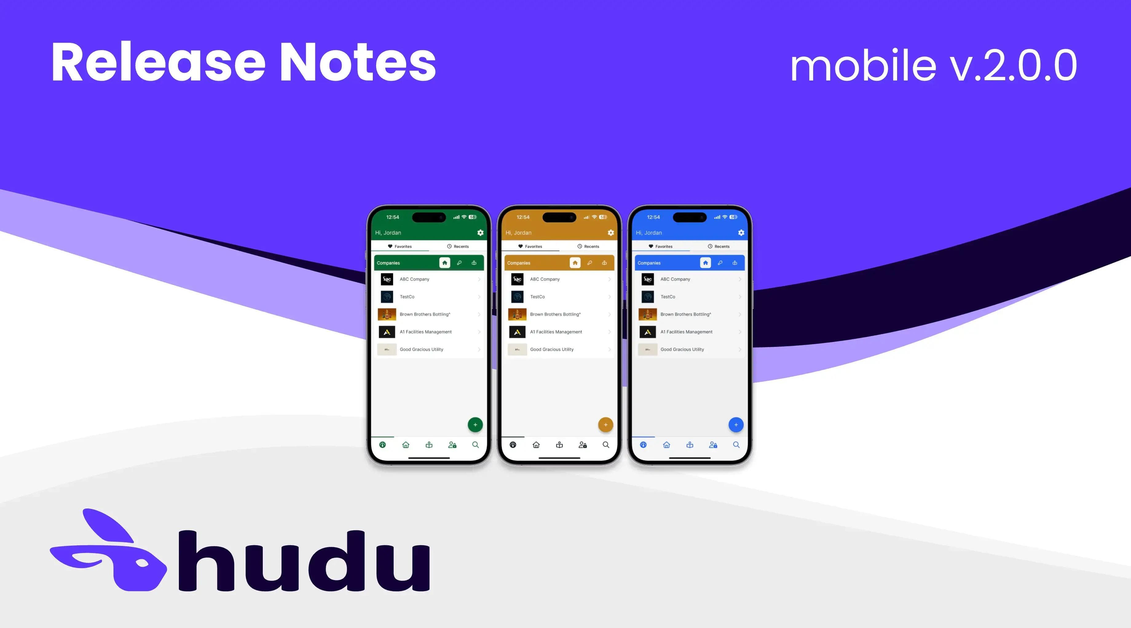 Hudu Mobile 2.0 update with process management and mobile security enhancements