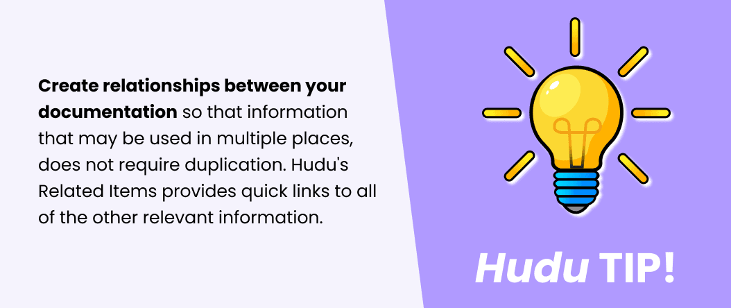Capturing IT asset data using standardized documentation fields