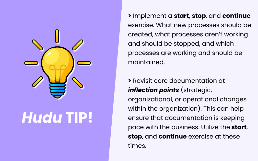 Auditing existing documentation to identify knowledge gaps