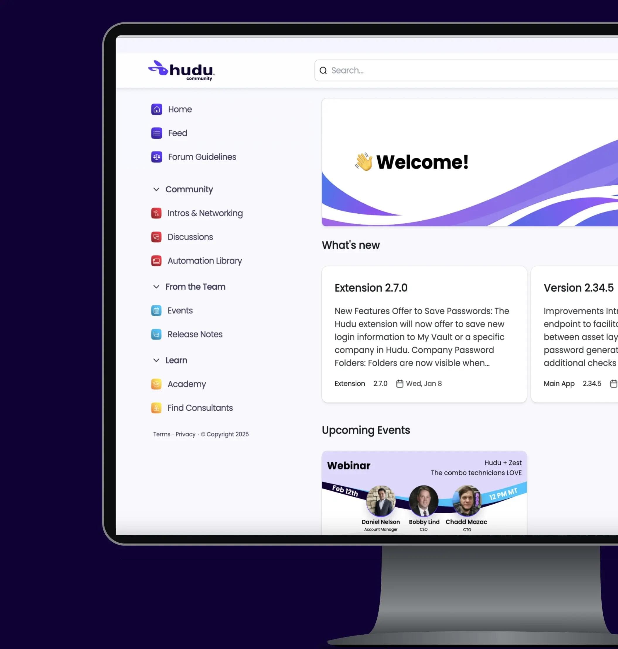 Image showing the Hudu Community resources