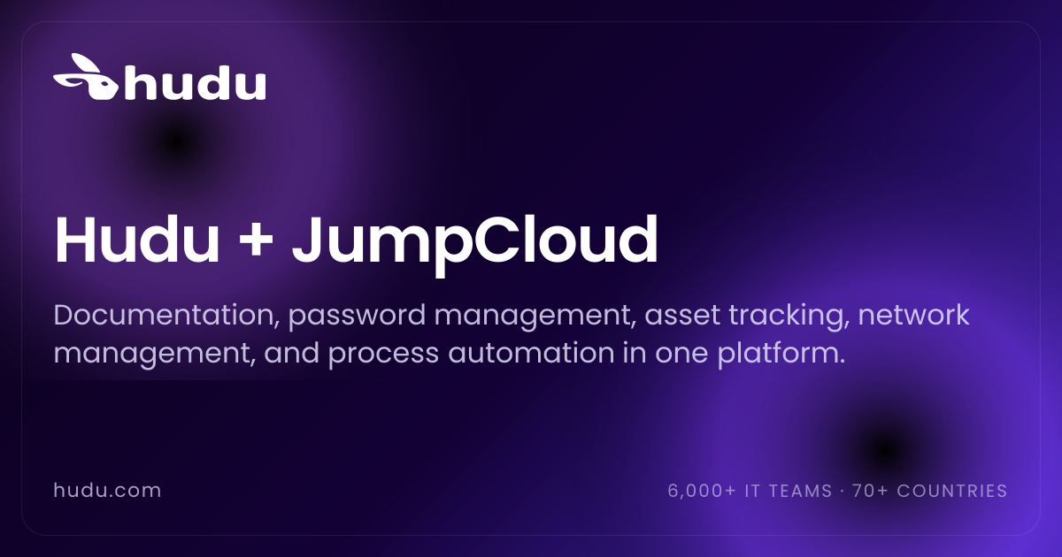 JumpCloud Integration | Hudu