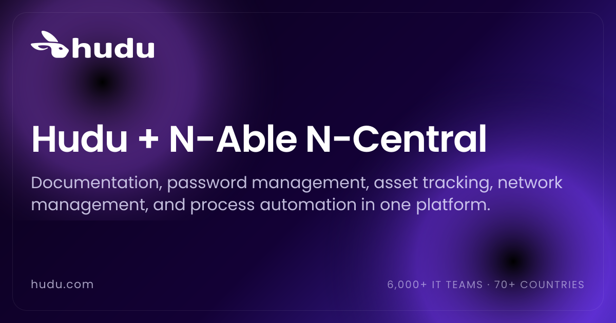 N-Able N-Central Integration | Hudu