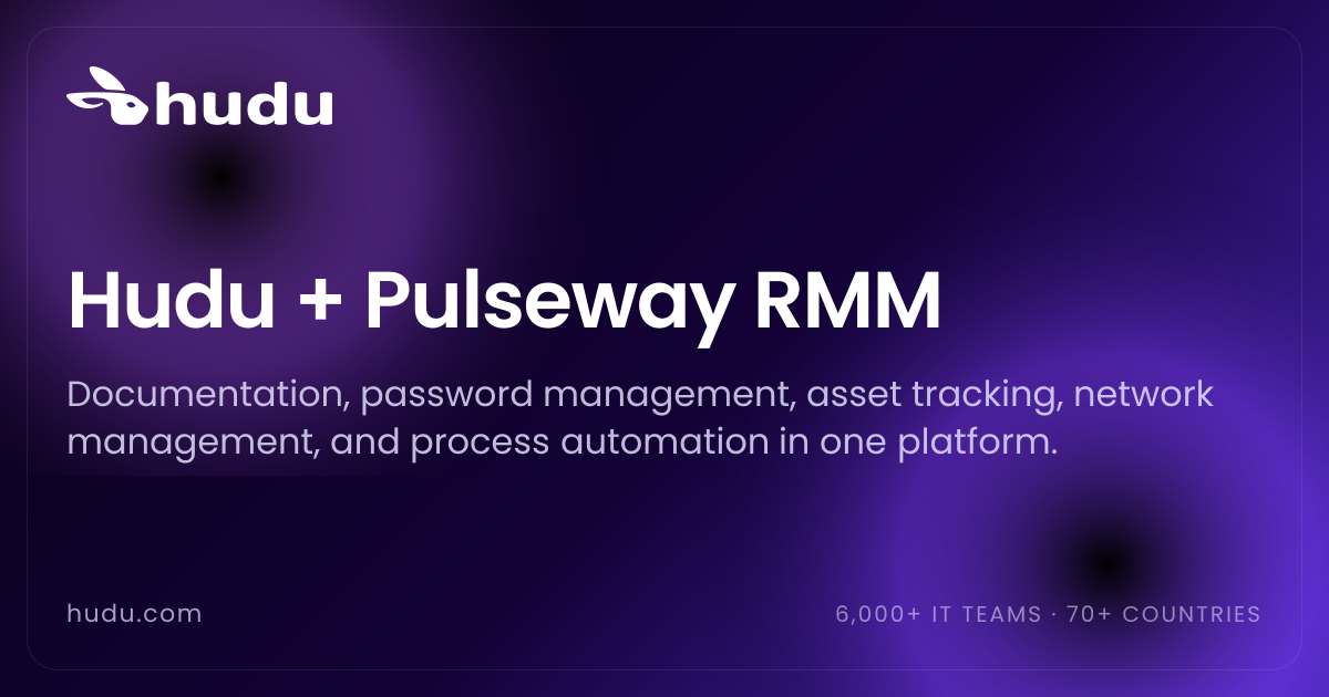 Pulseway RMM Integration | Hudu